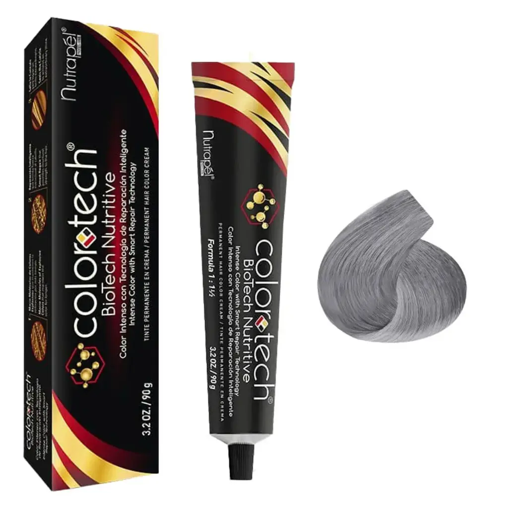 TINTE COLORTECH 10.11 RUBIO EXTRA CLARO CENIZO INTENSO