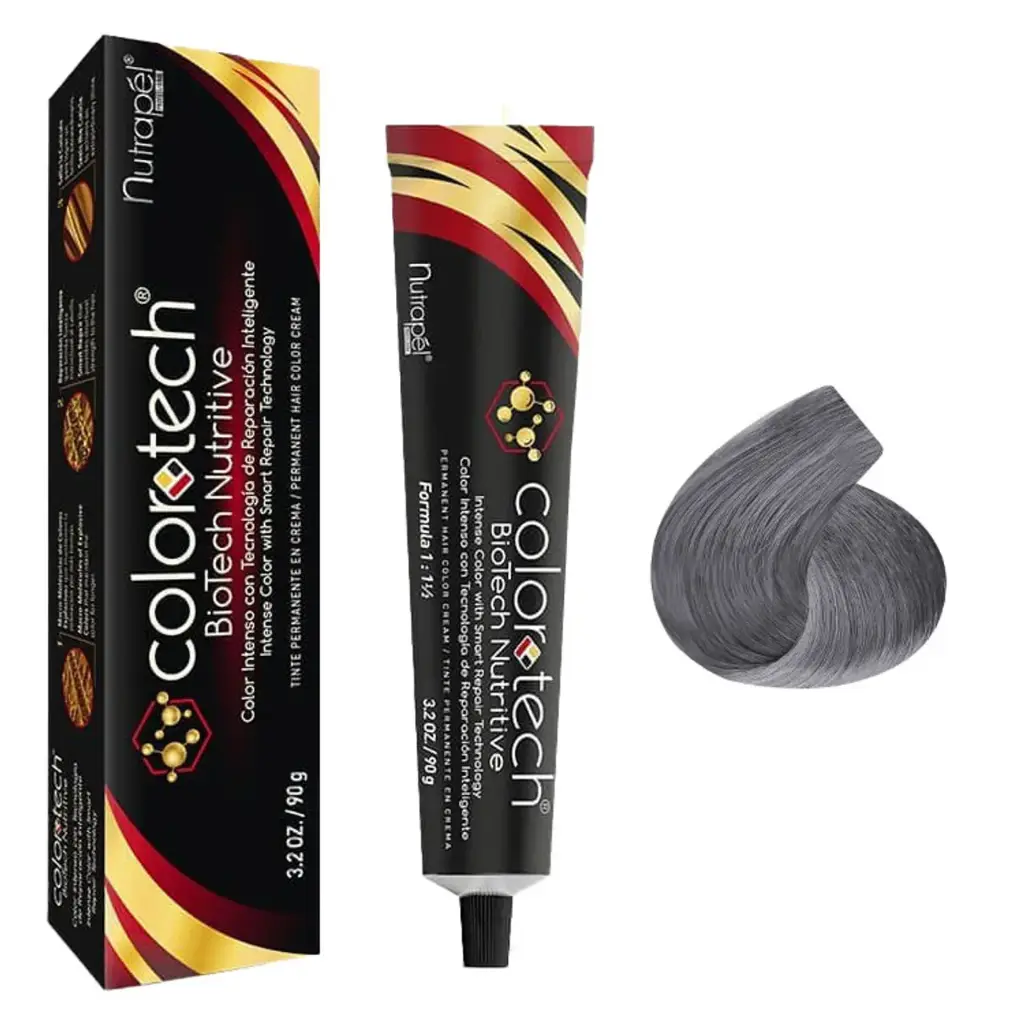 TINTE COLORTECH 9.11 RUBIO CLARO CENIZO INTENSO