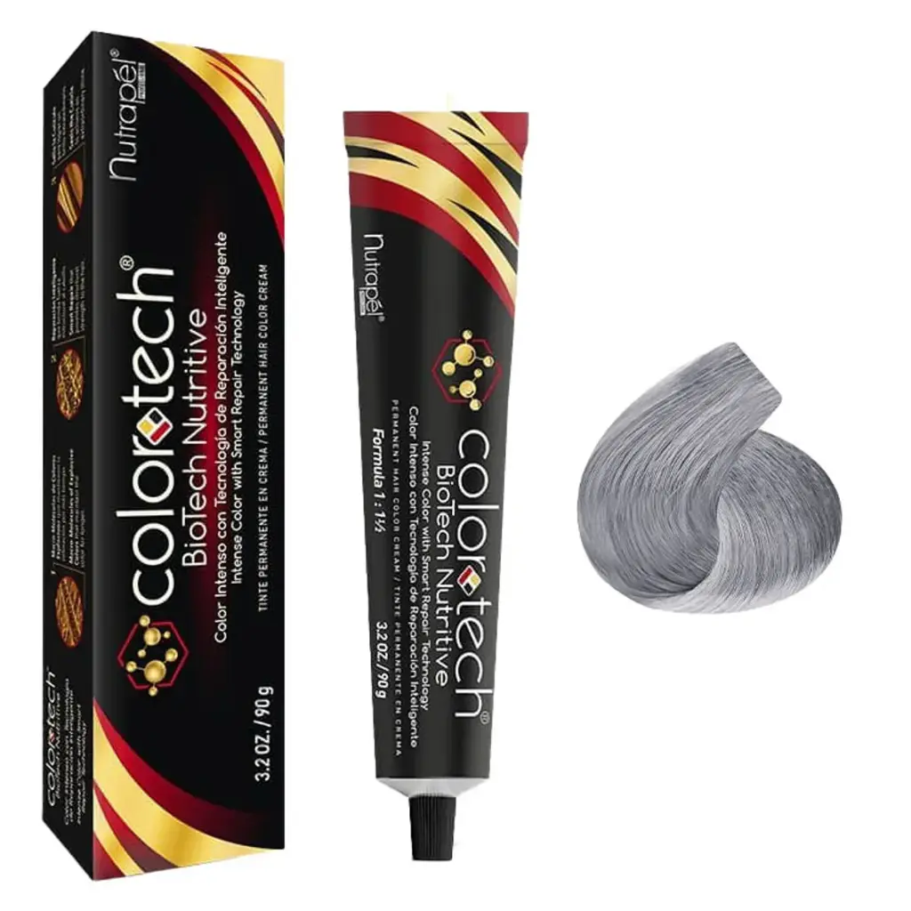 TINTE COLORTECH 911 RUBIO CENIZO INTENSO ULTRA ACLARANTE