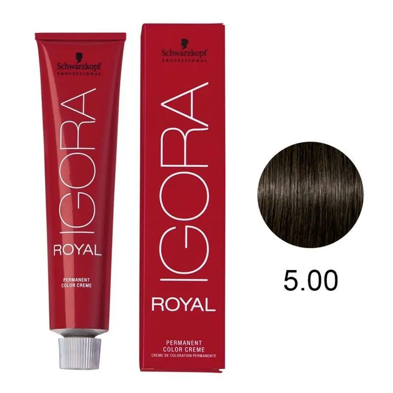 TINTE IGORA 5.00 CASTAÑO CLARO NATURAL EXTRA PERMANENTE