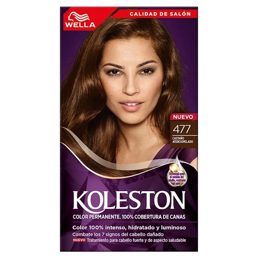 TINTE KOLESTON 477 CASTAÑO ATERCIOPELADO