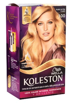 TINTE KOLESTON 100 RUBIO ULTRA CLARO