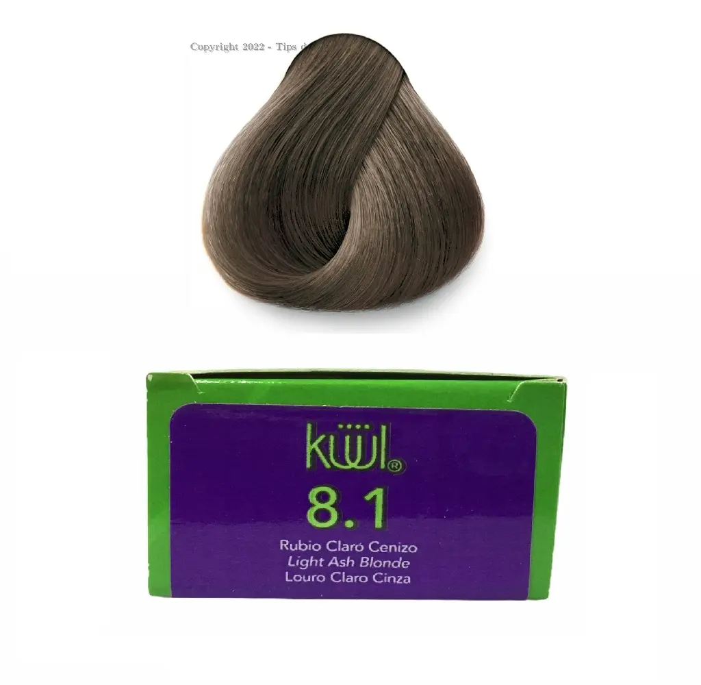 TINTE KUUL RUBIO CLARO CENIZO 8.1