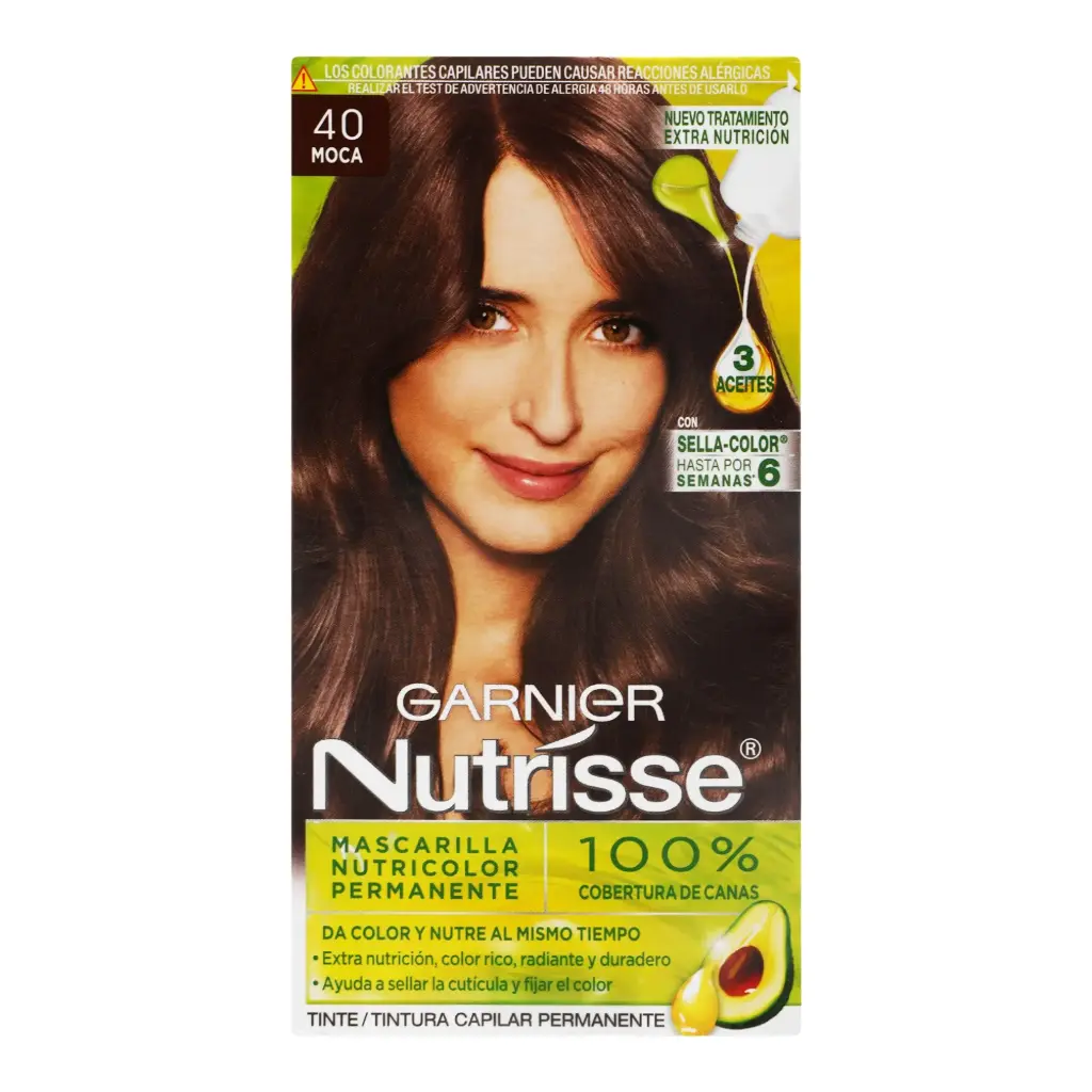 TINTE NUTRISSE GARNIER 40 MOCA CASTAÑO 
