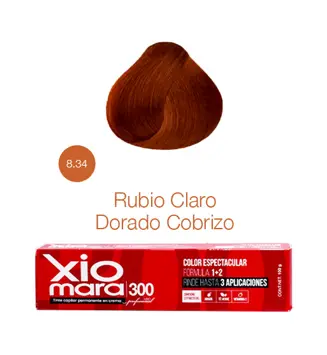 TINTE XIOMARA COBER COLOR 8.34 RUBIO CLARO DORADO COBRIZO