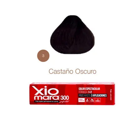 TINTE XIOMARA COBER COLOR CASTAÑO OSCURO 3.0