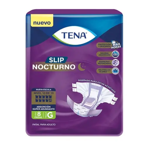  PAÑAL TENA SLIP NOCTURNO GRANDE 8PZ