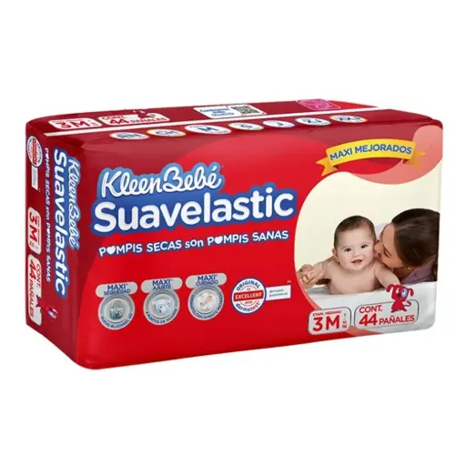 PAÑAL KLEENBEBE SUAVELASTIC MEDIANO E3 44PZ