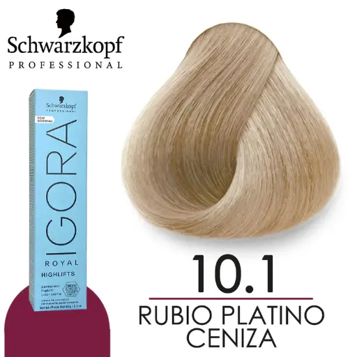 TINTE IGORA 10.1 RUBIO PLATINO CENIZA