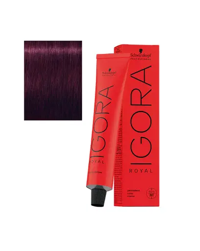 TINTE IGORA 6.99 RUBIO OSCURO VIOLETA INTENSO