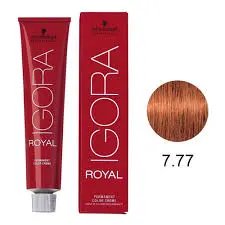 TINTE IGORA 7.77 RUBIO MEDIO COBRE