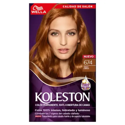 TINTE KOLESTON 674 TABACO COBRIZO