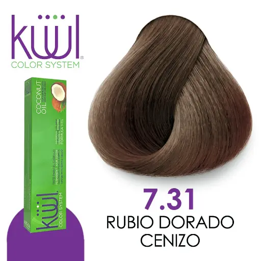 TINTE KUUL RUBIO DORADO CENIZO 7.31
