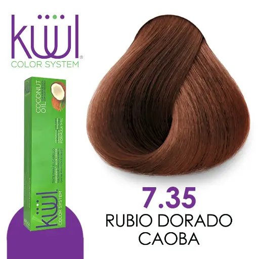 TINTE KUUL RUBIO CAOBA DORADO 7.35