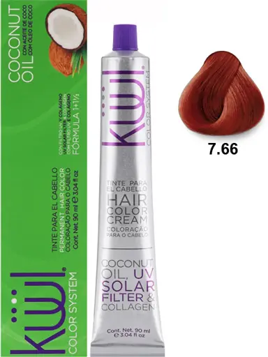 TINTE KUUL RUBIO ROJO INTENSO 7.66