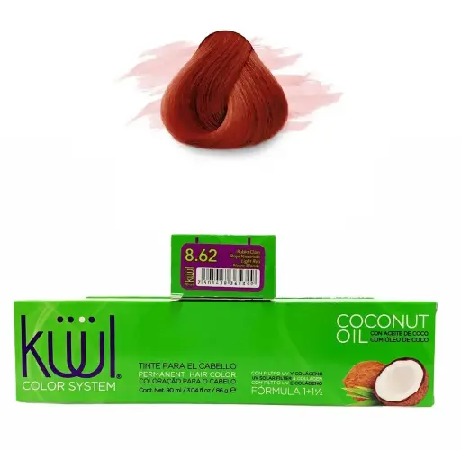 TINTE KUUL RUBIO CLARO ROJO NACARADO 8.62