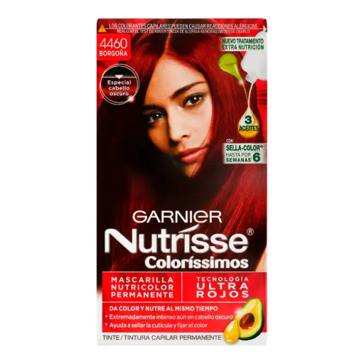 TINTE NUTRISSE GARNIER 4460 BORGOÑA 