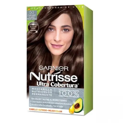 TINTE NUTRISSE GARNIER 50 CASTAÑO CLARO PROFUNDO