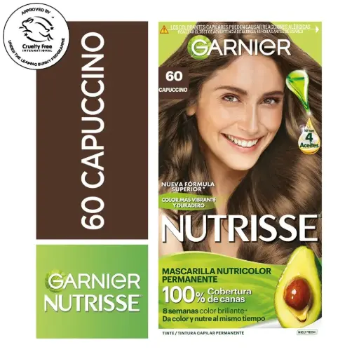 TINTE NUTRISSE GARNIER 60 CAPUCCINO