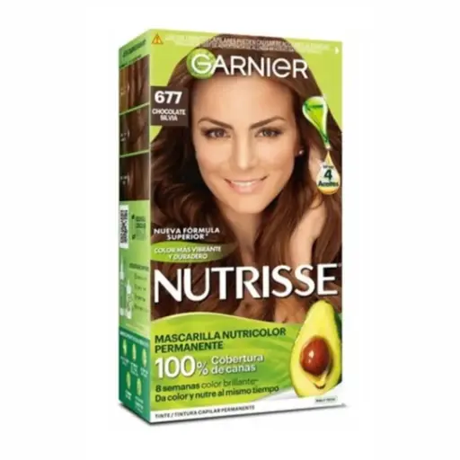 TINTE NUTRISSE GARNIER 677 CHOCOLATE SILVIA 