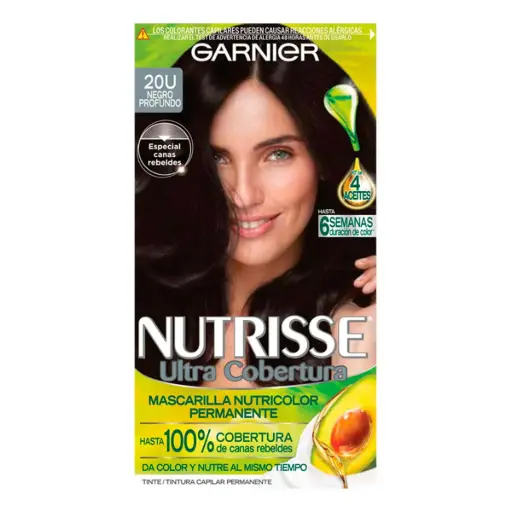 TINTE GARNIER NUTRISSE 20U NEGRO 