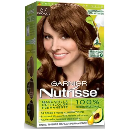TINTE GARNIER NUTRISSE 67 CHOCOLATE INTENSO 