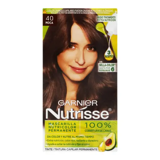 TINTE NUTRISSE GARNIER 40 MOCA CASTAÑO 