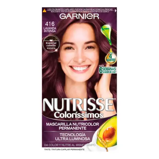 TINTE GARNIER NUTRISSE 416 LAVANDA INTENSA