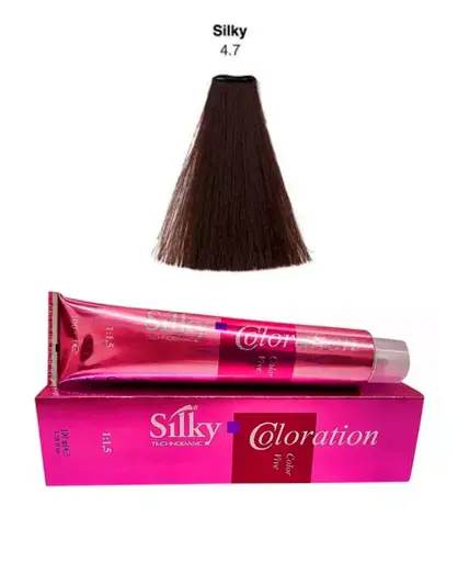 TINTE SILKY COLORATION 4 CASTAÑO MARON