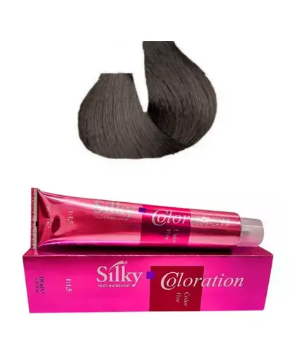 TINTE SILKY COLORATION 5.1 CASTAÑO CLARO CENIZO