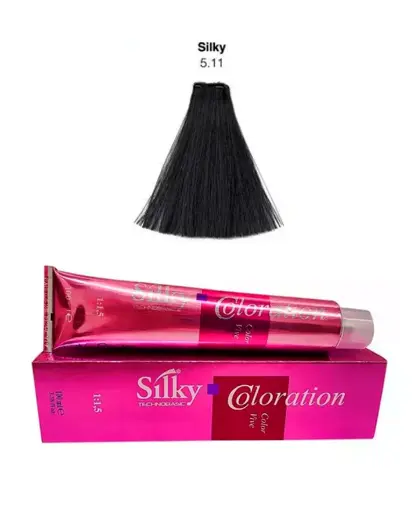 TINTE SILKY COLORATION 5.11 CASTAÑO CLARO CENIZO