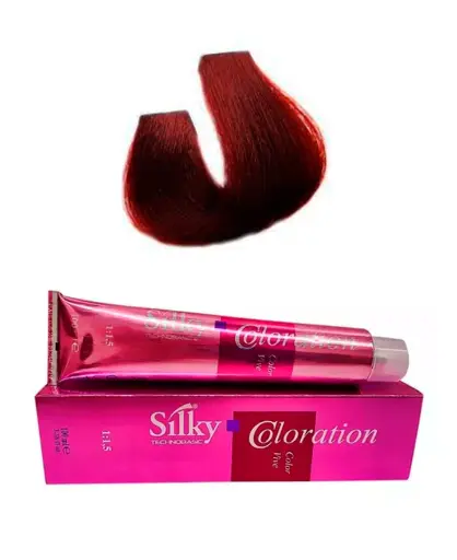 TINTE SILKY COLORATION 5.62 CASTAÑO CLARO ROJO IRISE