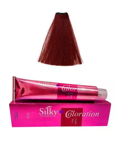 TINTE SILKY COLORATION 55.66 CASTAÑO CLARO ROJO INTENSO