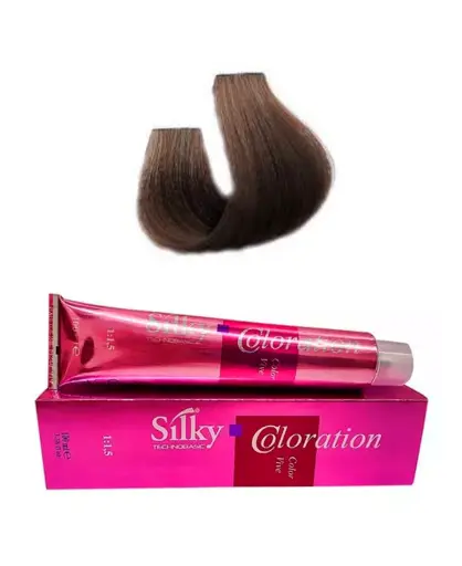 TINTE SILKY COLORATION 6.1 RUBIO OSCURO CENIZO 