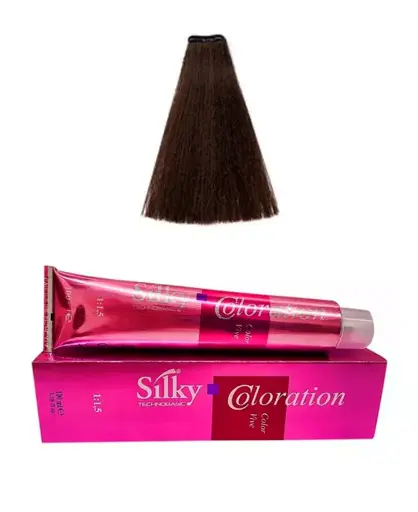 TINTE SILKY COLORATION 6.71 RUBIO OSCURO MARRON CENIZO