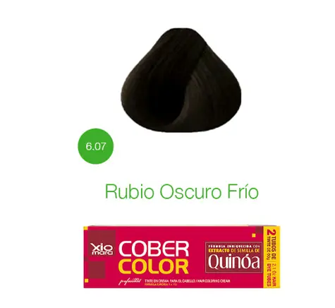 TINTE XIOMARA 6.07 RUBIO OSCURO FRÍO