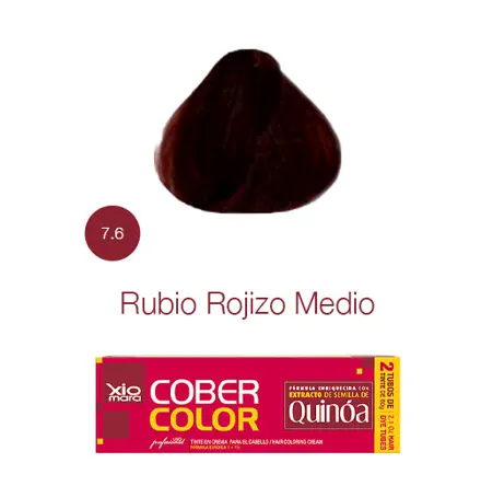 TINTE XIOMARA 7.6 RUBIO ROJIZO MEDIO