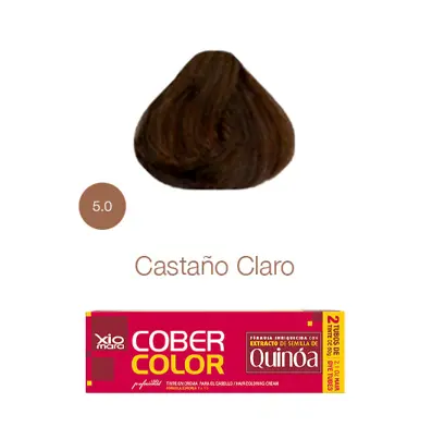 TINTE XIOMARA COBER COLOR  CASTAÑO CLARO 5.0
