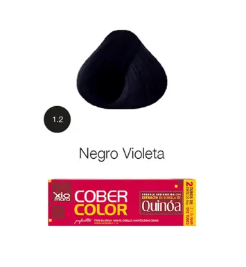 TINTE XIOMARA COBER COLOR 1.2 NEGRO VIOLETA