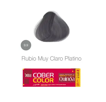 TINTE XIOMARA COBER COLOR 9.9 RUBIO MUY CLARO PLATINO